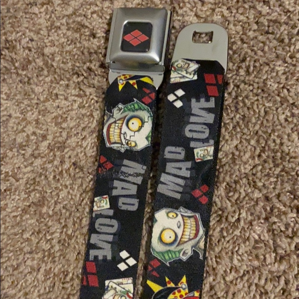 Joker and Harley Quinn Buckle Belt